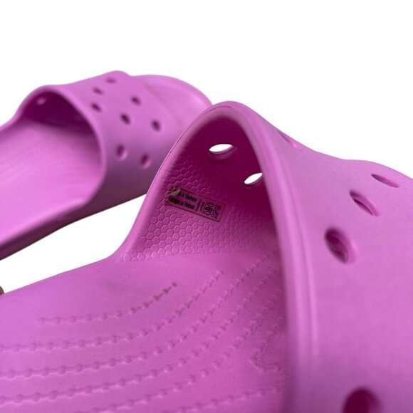 Crocs Classic Slides Men's Size 7 Women’s Size 9 Taffy Pink Unisex Comfort Beach - Picture 4 of 7